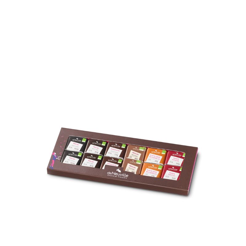 Coffret 24 carrés Dégustation bio Hover