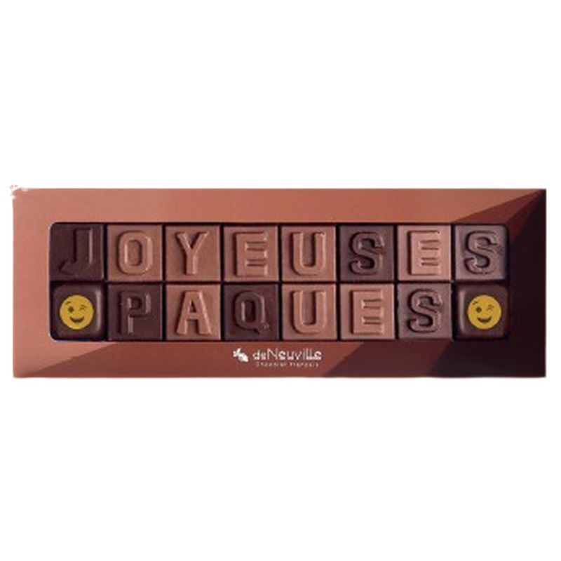 Message chocolat - Joyeuses Pâques Hover
