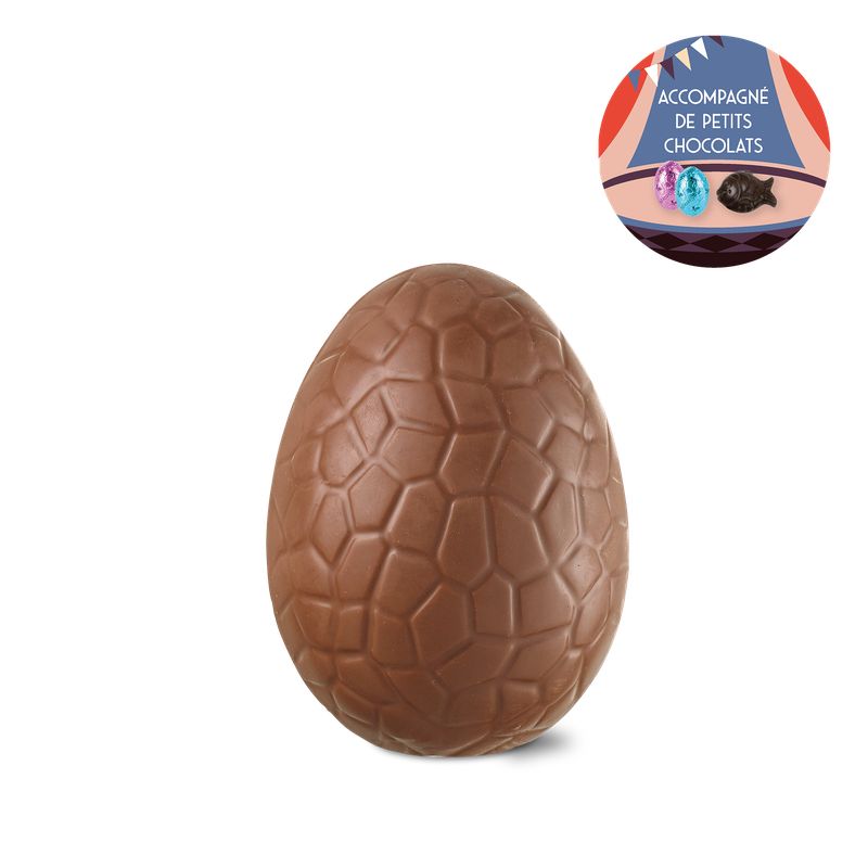 L'œuf de Pâques de 12cm - chocolat au lait  Hover