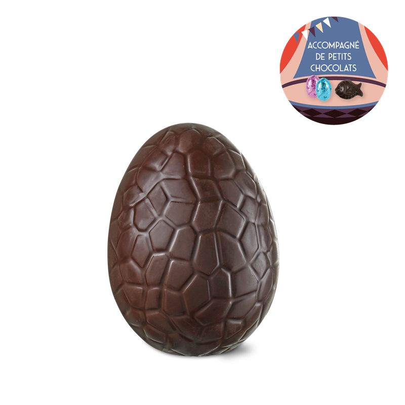 L'œuf de Pâques de 12cm - chocolat noir  Hover