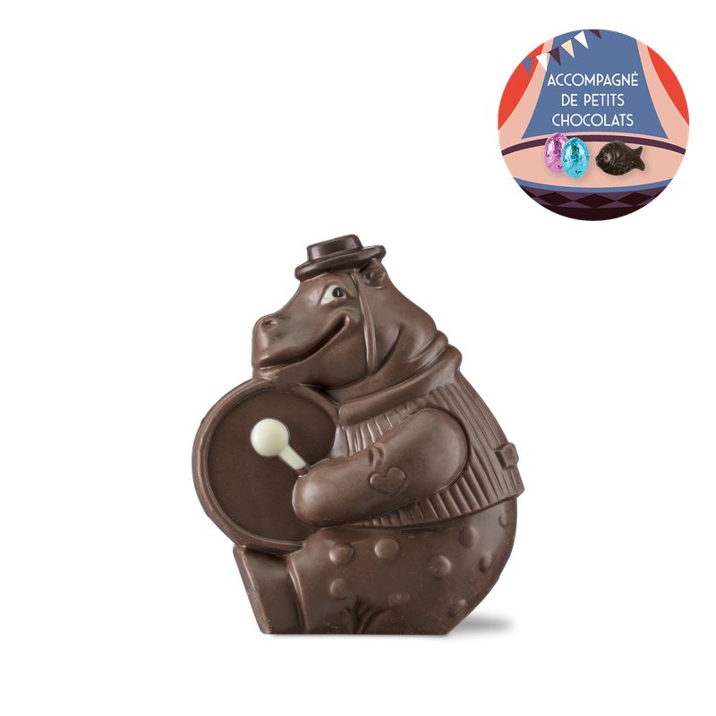 William l'hippopotame - chocolat au lait Hover