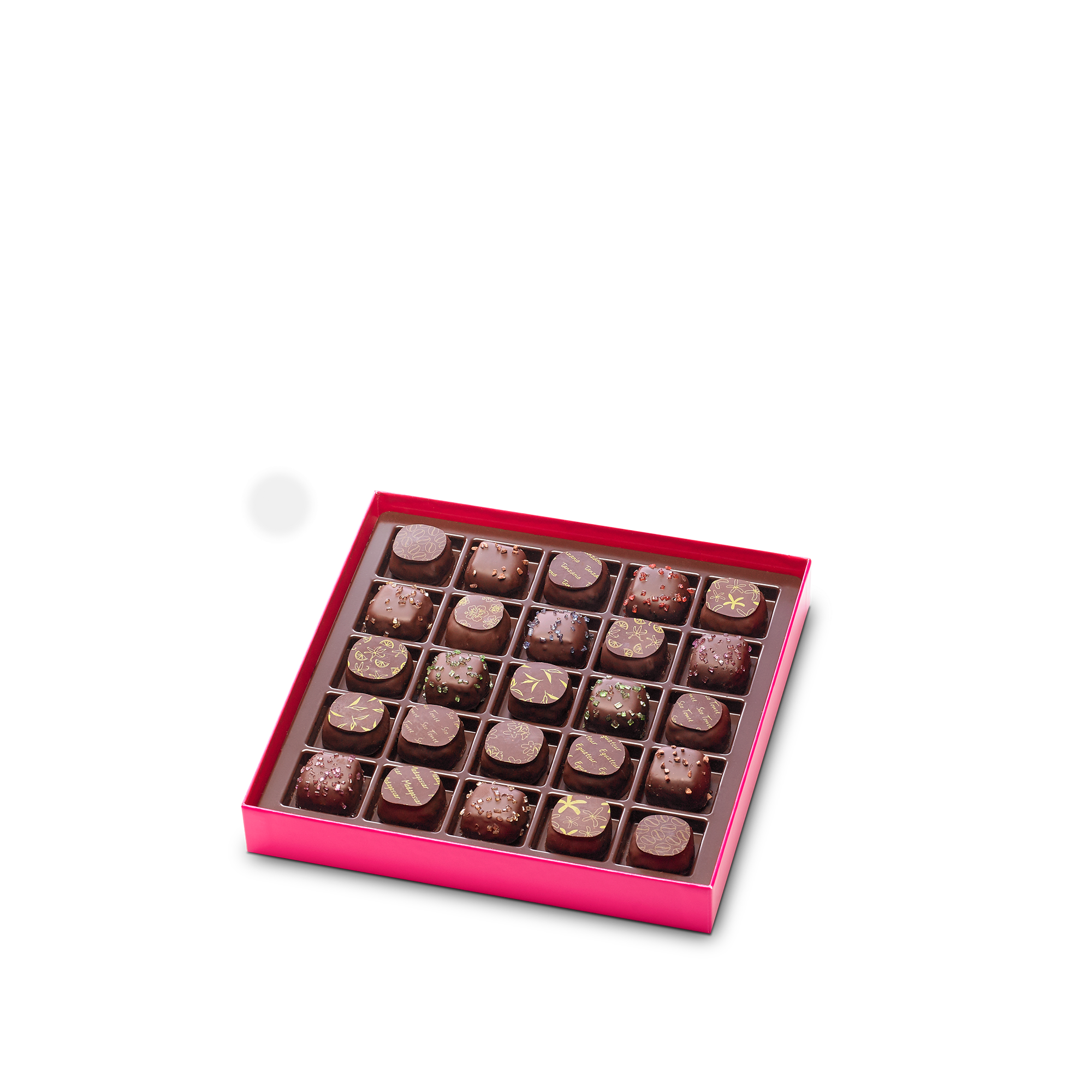 Coffret Initiation 25 chocolats noirs Hover