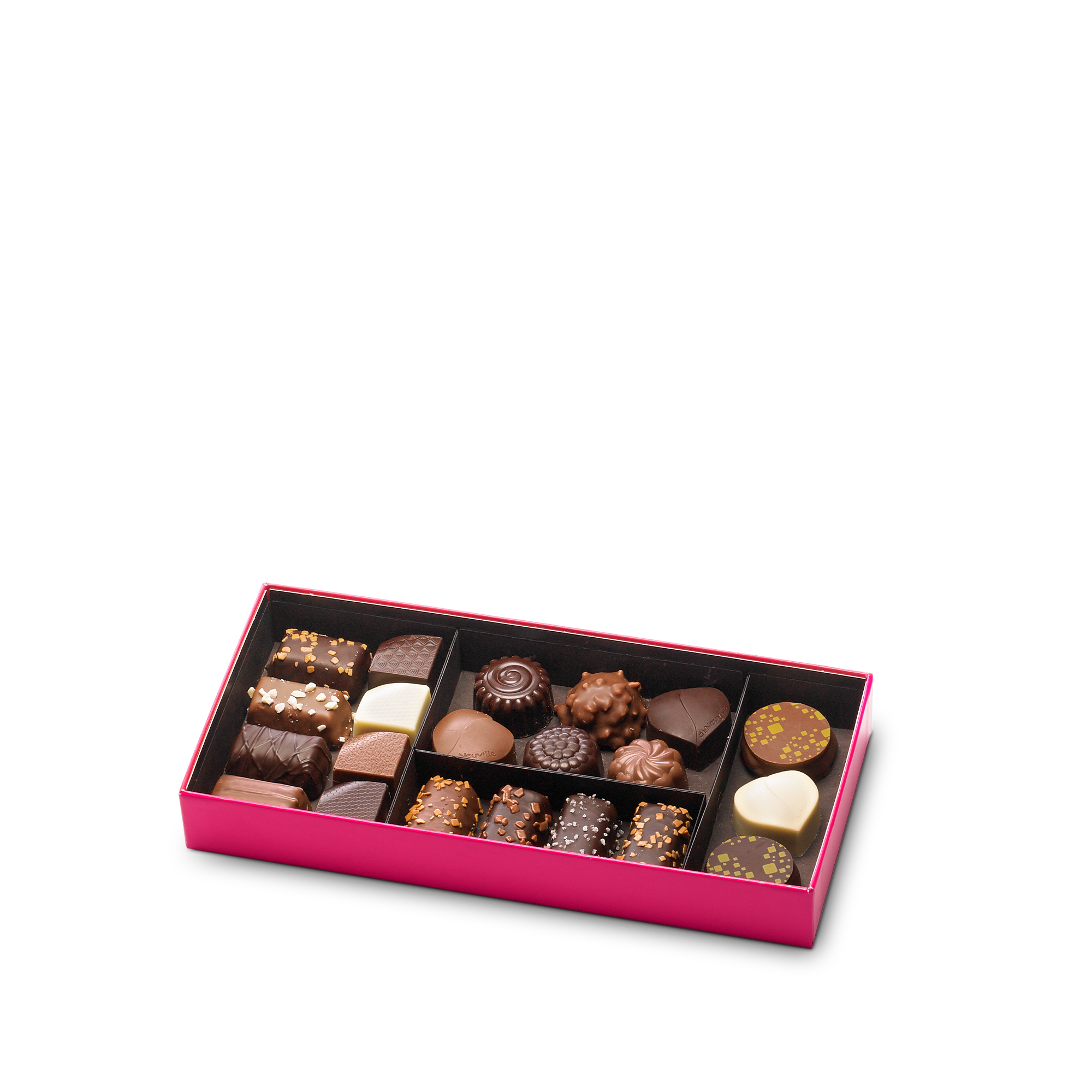 Petit coffret de chocolats Français Hover