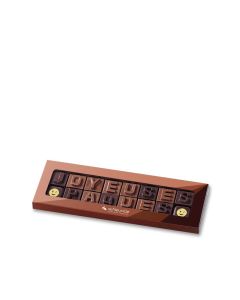 Message chocolat - Joyeuses Pâques