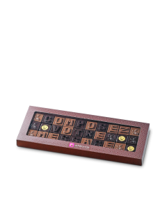 Message chocolat à personnaliser - 30 lettres